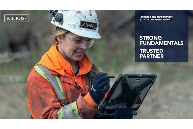 Kinross Gold Corporation 2023 Sustainability Report cover