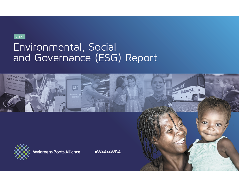 Walgreens Boots Alliance ESG Report Cover