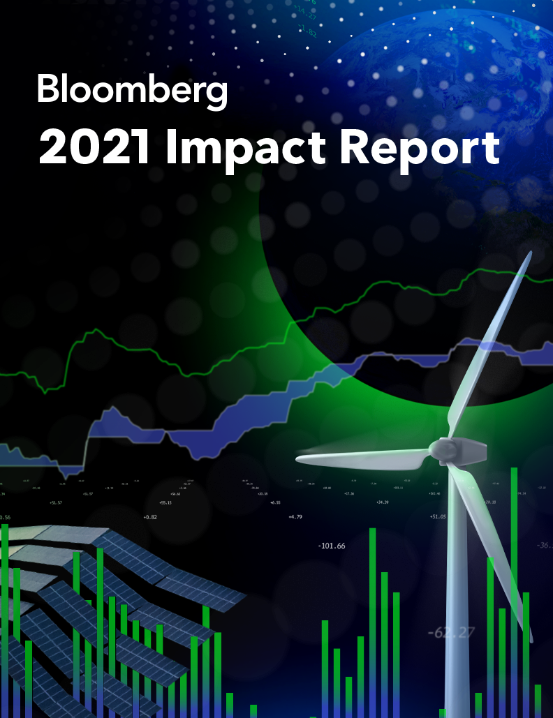 Bloomberg 2021 Impact Report Cover