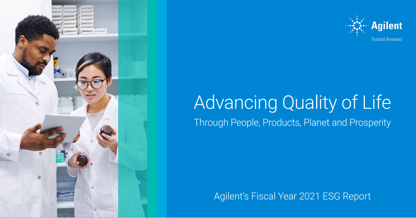 Agilent Technologies Report Cover
