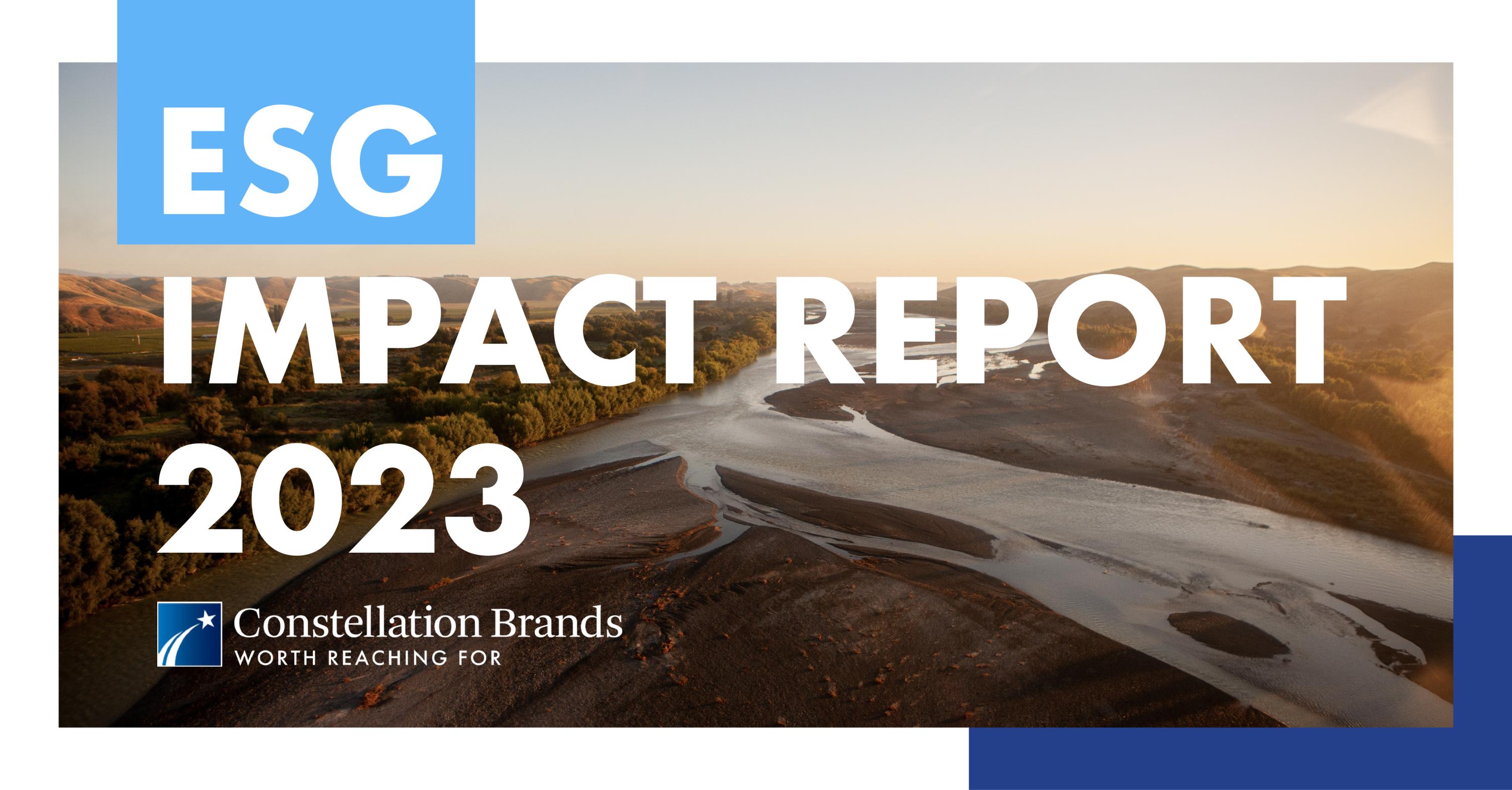 Cover for Constellations ESG Impact Report 2023