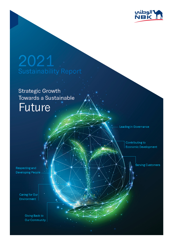NBK 2021 Sustainability Report Cover