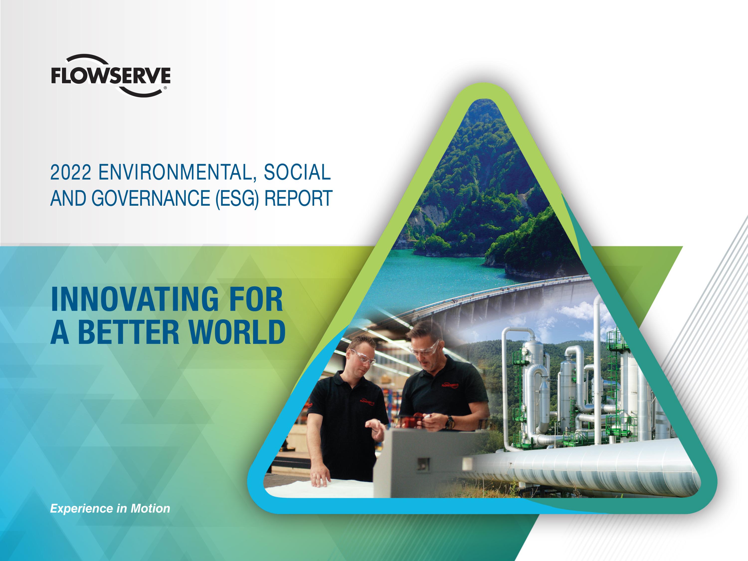 Flowserve's 2022 ESG Report Cover