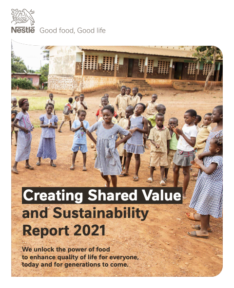 Creating Shared Value and Sustainability Report 2021 cover
