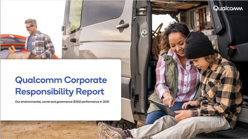 Cover page of Qualcomm Corporate Responsibility Report