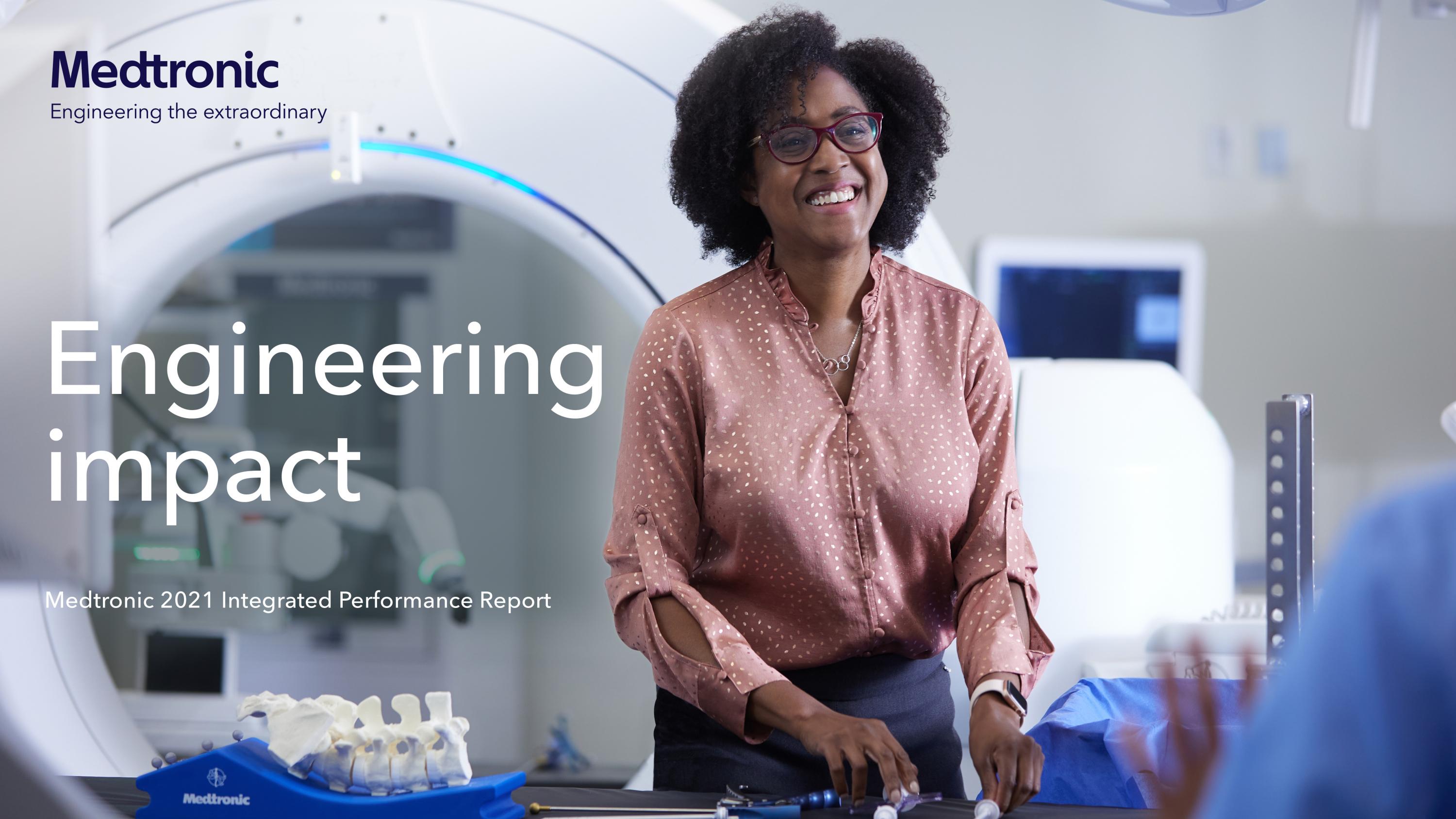 Medtronic ESG report cover