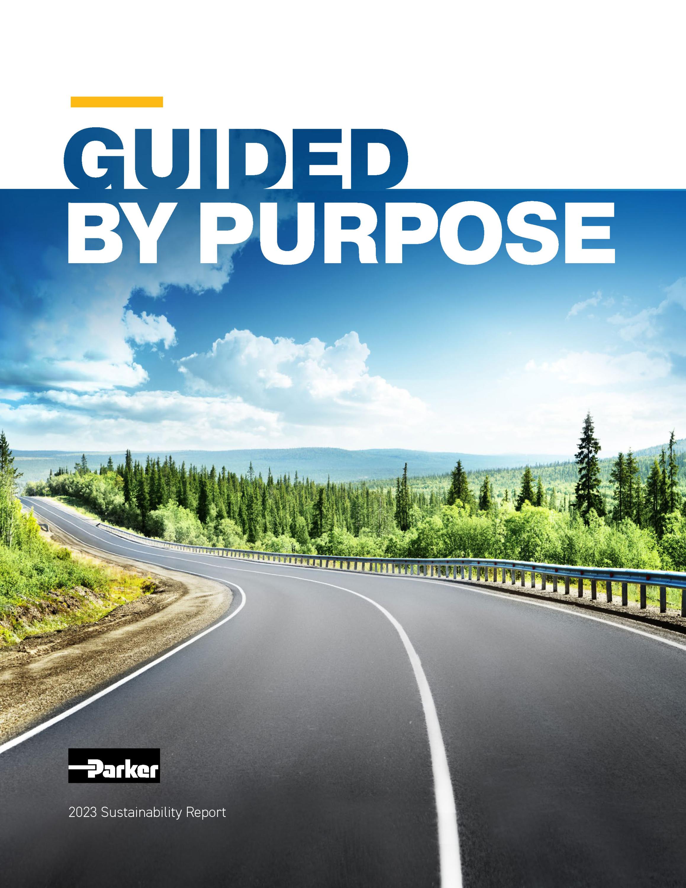 "Guided by Purpose" report cover