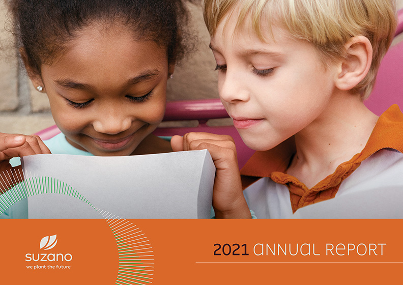 Suzano annual report cover