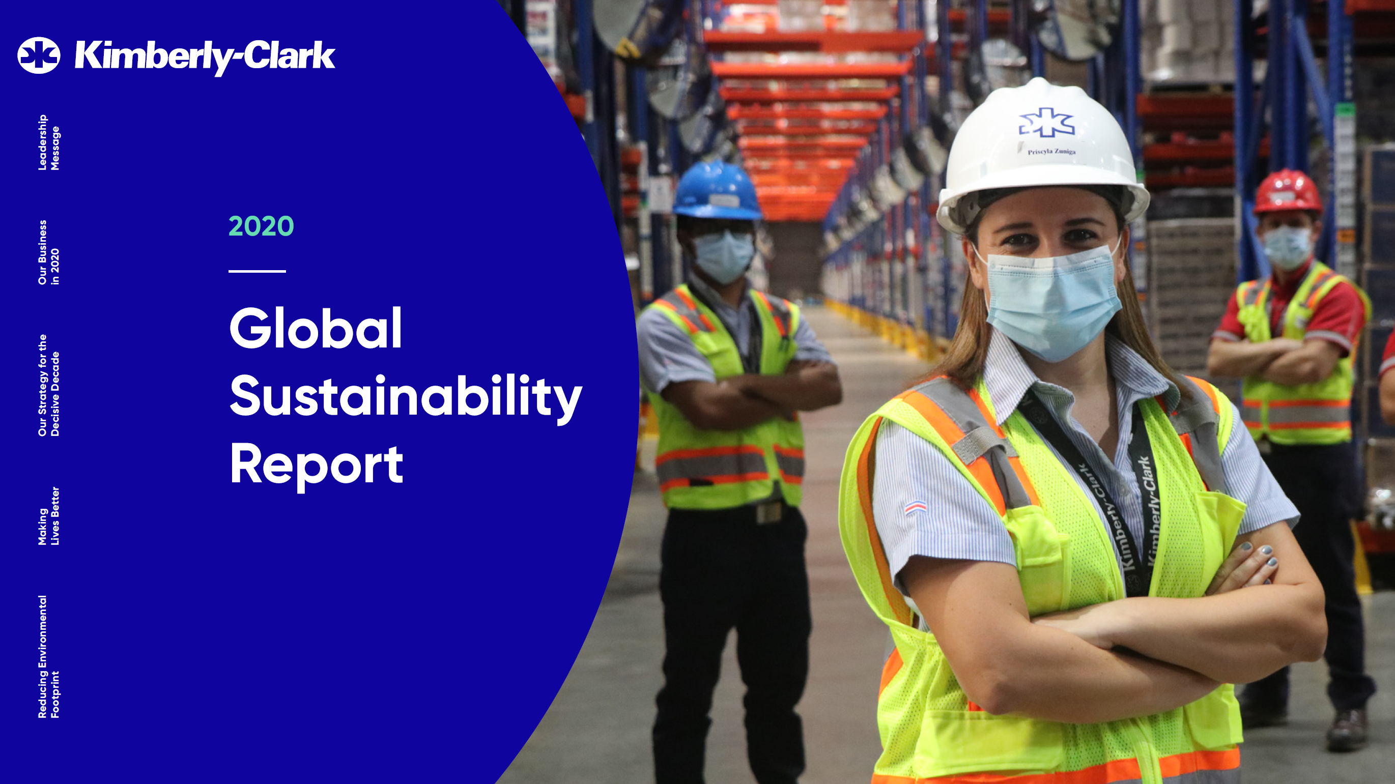 Kimberly-Clark 2020 report cover