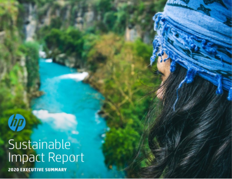 HP Inc. 2020 Report Cover 