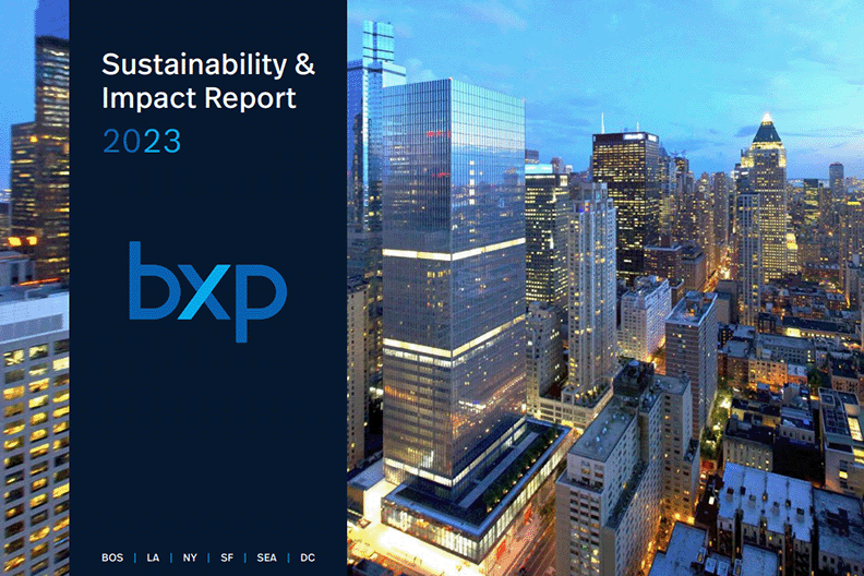 BXP 2023 Sustainability and Impact Report
