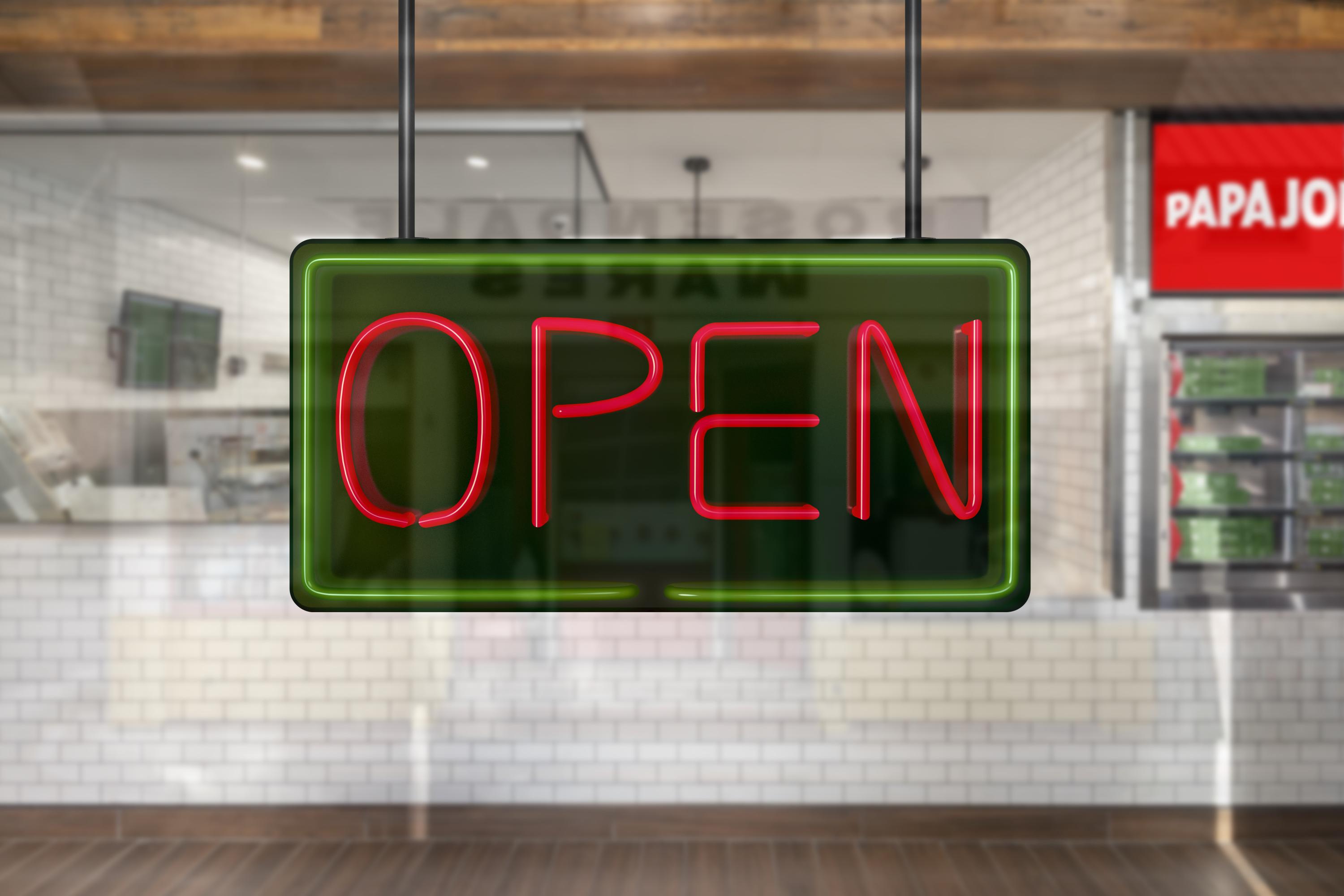 Neon Open Sign