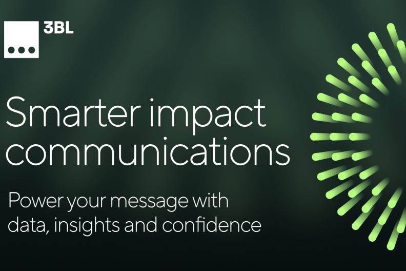 &quot;Smarter Impact Communications. Power your message with data, insights and confidence.&quot; 