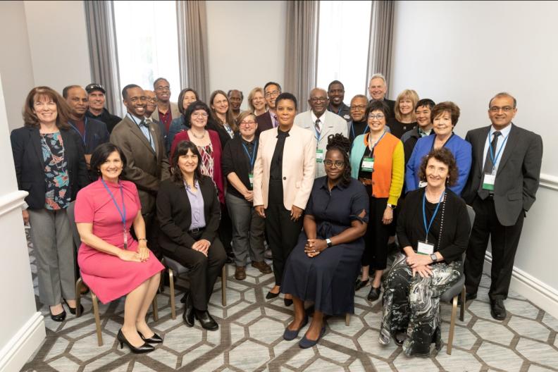 Recent PAESMEM Awardees with OSTP’s Dr. Alondra Nelson and Dr. Quincy Brown in May 2022 