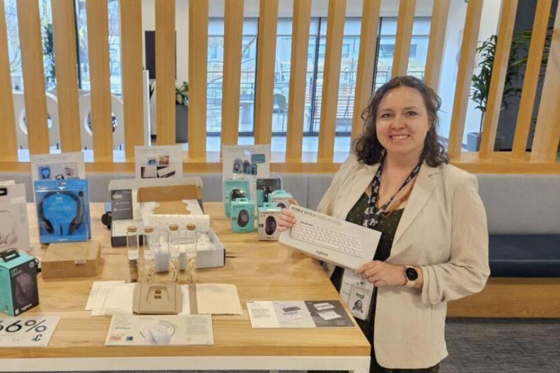 Bliss Buter-Thompson, Head of Packaging at Logitech 