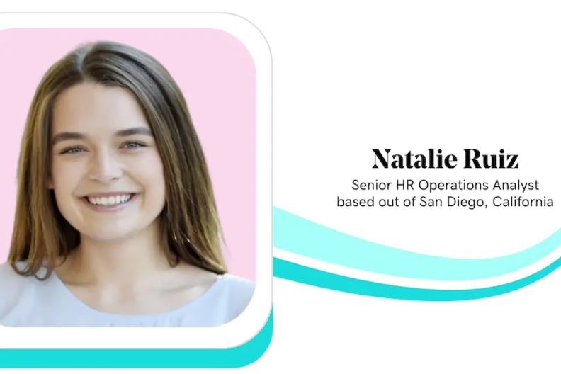 Natalie Ruiz, Senior HR Operations Analyst, GoDaddy. 