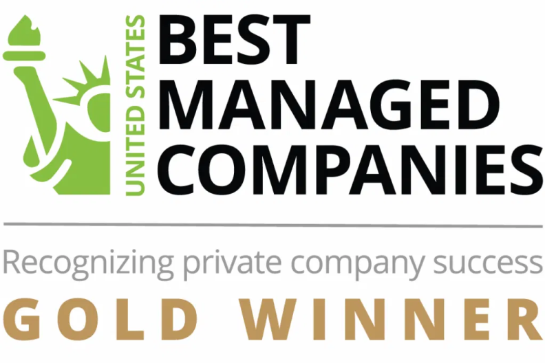 2025 Best Managed Company Gold Winner logo 