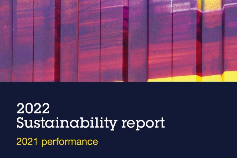 2022 Sustainability Report Cover 