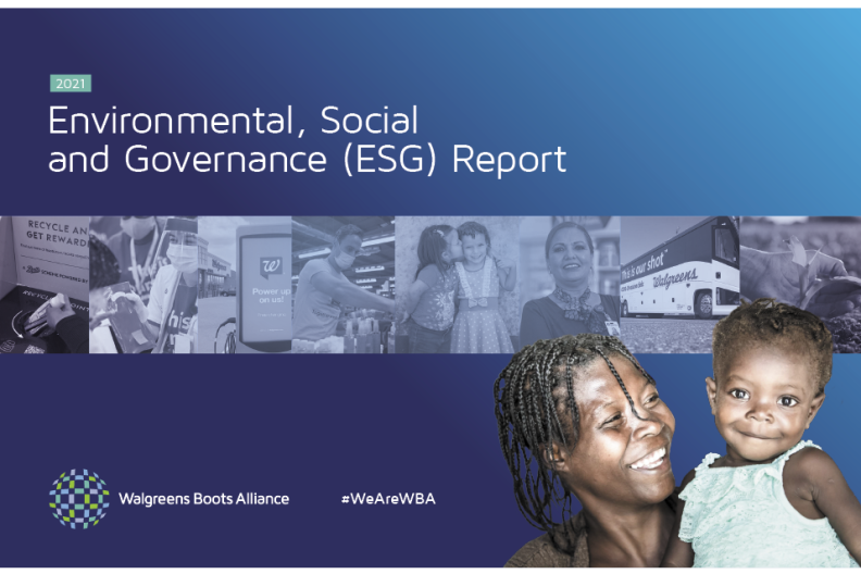 Walgreens Boots Alliance ESG Report Cover 