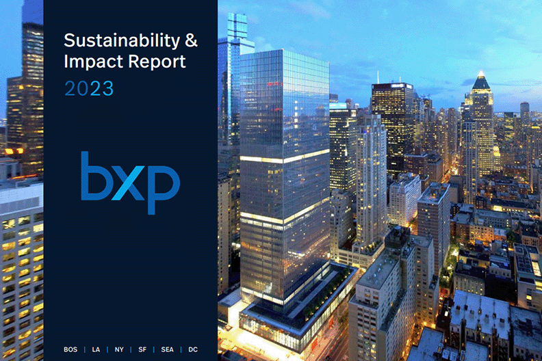 BXP 2023 Sustainability and Impact Report 