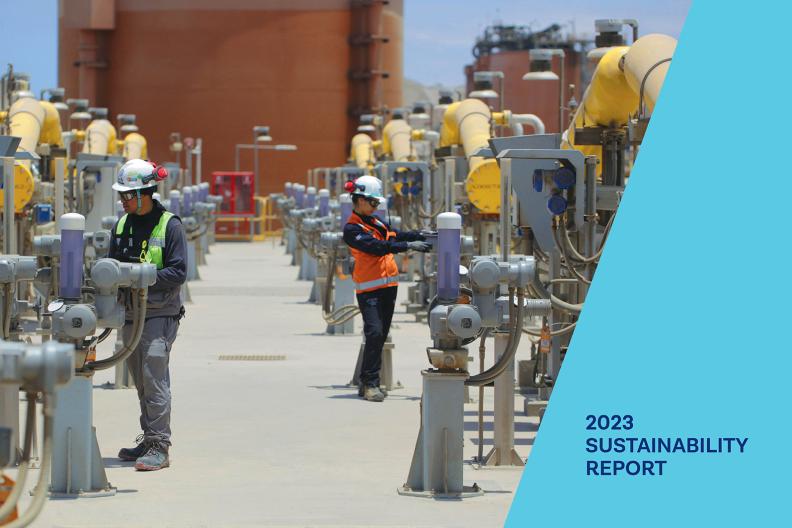 Teck 2023 Sustainability Report Cover 