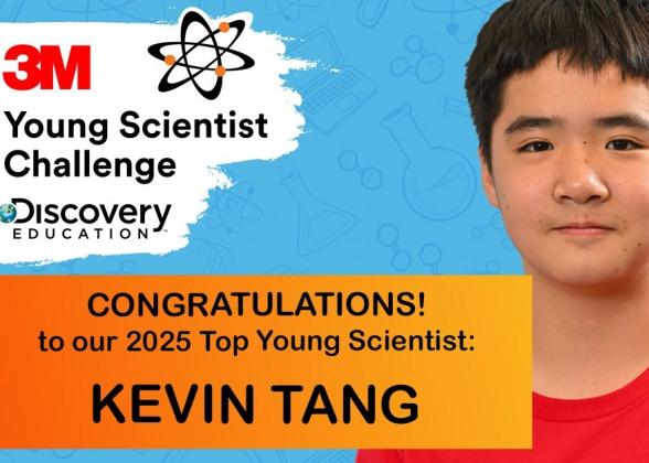 3M Young Scientist Challenge. Kevin Tang