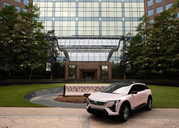 pink Cadillac OPTIQ
