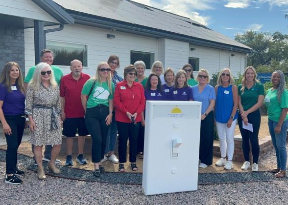 Community Garden Kitchen and Green Mountain Energy Sun Club &quot;Flip the Switch&quot; on Solar!