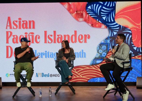 The panelists shared how their cultural identities, professional experiences, and creative vision have shaped their successful careers.
