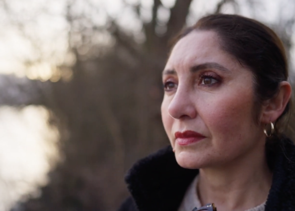 Dilek, a mother of two from Germany who suffers from the rare chronic liver disease.