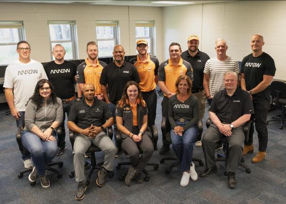 Arrow Electronics and Arrow McLaren IndyCar Team Volunteers