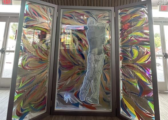 In a display of artistic innovation and athletic homage, 3M unveiled &quot;Shimmering Victory,” a captivating art installation honoring the 2024 3M Open Champion, Jhonattan Vegas.  