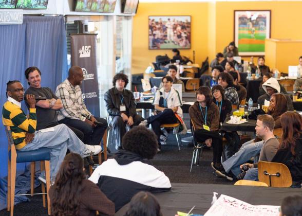 Students heard from industry professionals from Goldenvoice to learn firsthand about the roles and collaboration required to bring a major event to life.