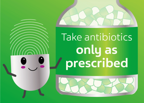 &quot;Take antibiotics only as prescribed&quot;