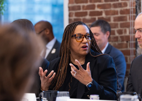 Karen Blanks Ellis at Climate Week NYC 2025 Photo credit: Jonathan Heisler