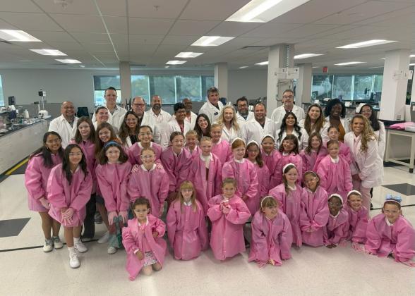 group of girl scouts