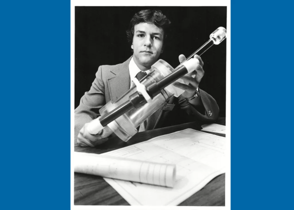 Daniel Hebert, a student at Appleton West High School in Wisconsin, entered a NASA competition in the early 1980s, creating a device to make paper in space. His device was selected, and paper was created in space on the shuttle Columbia in 1986 by NASA astronauts.