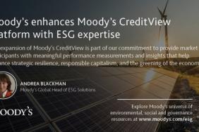 Moody's Enhances Flagship Moody's CreditView Platform With ESG Expertise Image