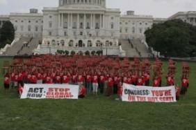 College Students Gather to Put Congress in the Hot Seat on Global Warming Image.