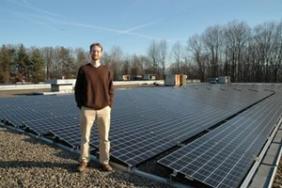 Solar Panel Installation Furthers Deltec's Role as Leading Green Builder Image.