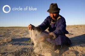 China Faces Reign of Sand:  Circle of Blue Reports on Inner Mongolia's Expanding Desert Image.