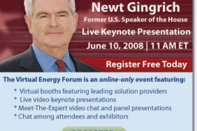 Leading Associations and Media Outlets Partner with Virtual Energy Forum for World's First-Ever, Online-Only Energy and Sustainability Event LIVE on the Web, June 10-11, 2008 Image.
