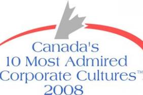 Announcing Canada's 10 Most Admired Corporate Cultures(TM), 2008 Image.