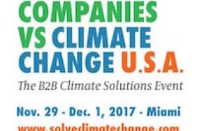 Call for Speakers/Sponsors for Companies Vs Climate Change 2017 Events: October in Brussels and November in Miami. Image.
