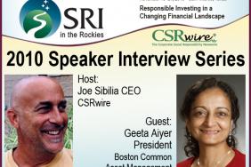 SRI in the Rockies Speaker Interview with Geeta Aiyer Image.