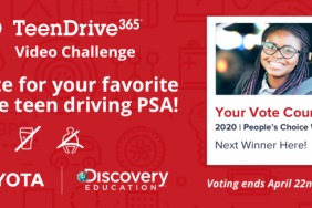 Top 10 Finalists Announced by Toyota and Discovery Education in the 2020 TeenDrive365 Video Challenge Image.
