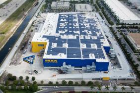 IKEA Completes South Florida's Largest Solar Installation Atop Future Miami-Dade Store Opening This Summer in Sweetwater, FL Image.