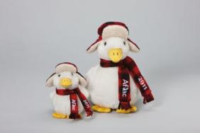 Duck the Halls...With the 2011 Aflac Holiday Duck Image.
