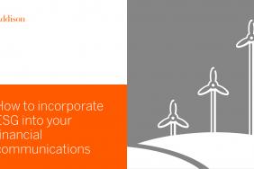 Learn How to Incorporate ESG Into Your Financial Communications in Free Webcast, July 25 Image.