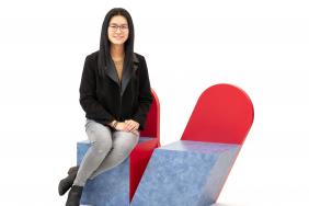 Contemporary Art Inspires Students Competing in  the 16th Annual Wilsonart Challenges Student Chair Design Competition Image.